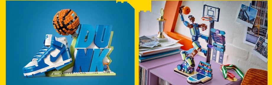 L'aventure continue : Nike x LEGO® reviennent avec une deuxième collection d'ensembles iconiques et de style sportif